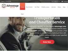 Tablet Screenshot of advantagelimo.net